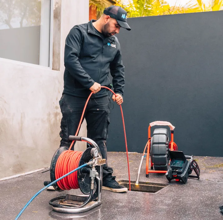 Grease blockage jet blasting