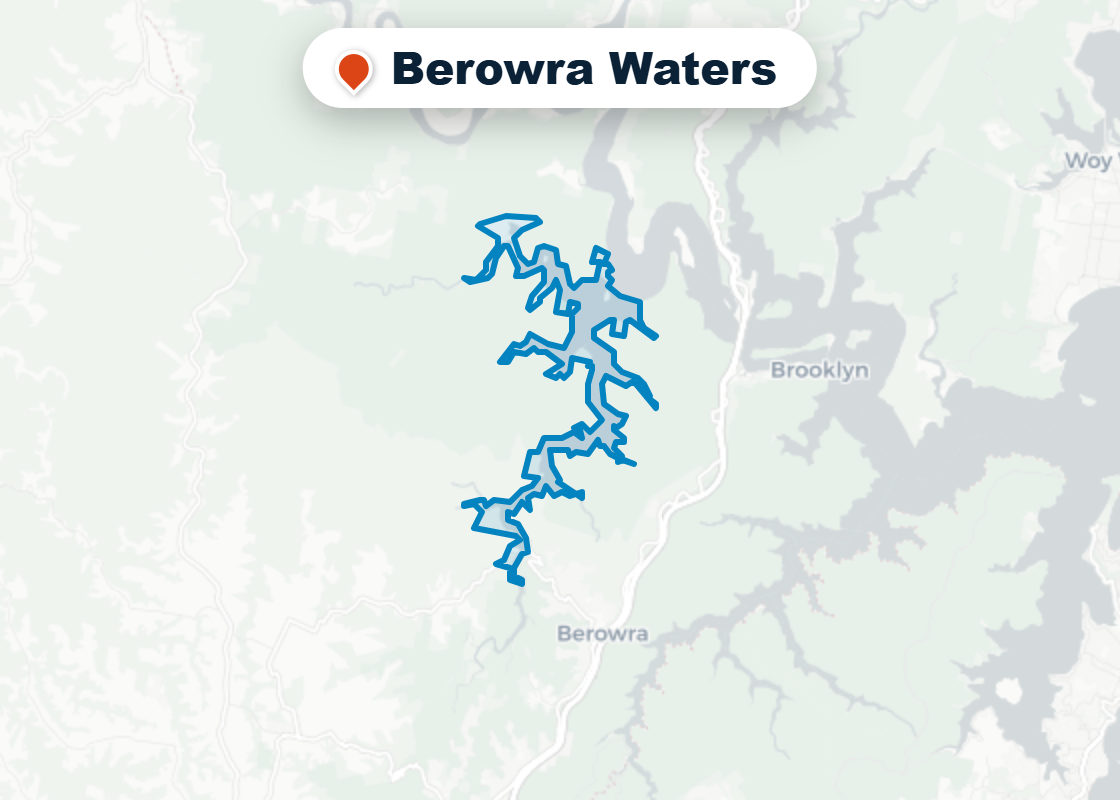 Map of Mr Splash plumbing service area in Berowra Waters