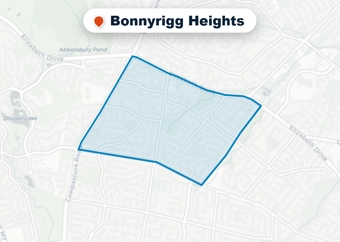 Map of Mr Splash plumbing service area in Bonnyrigg Heights