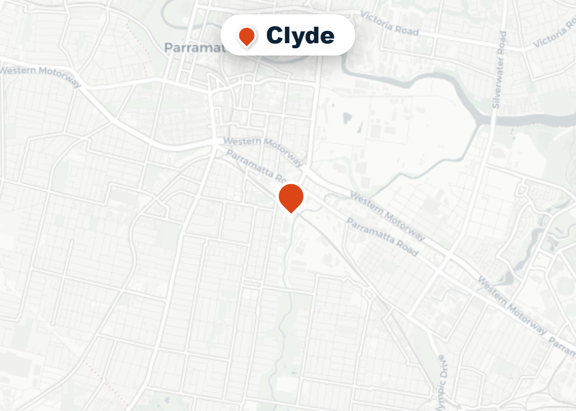 Map of Mr Splash plumbing service area in Clyde
