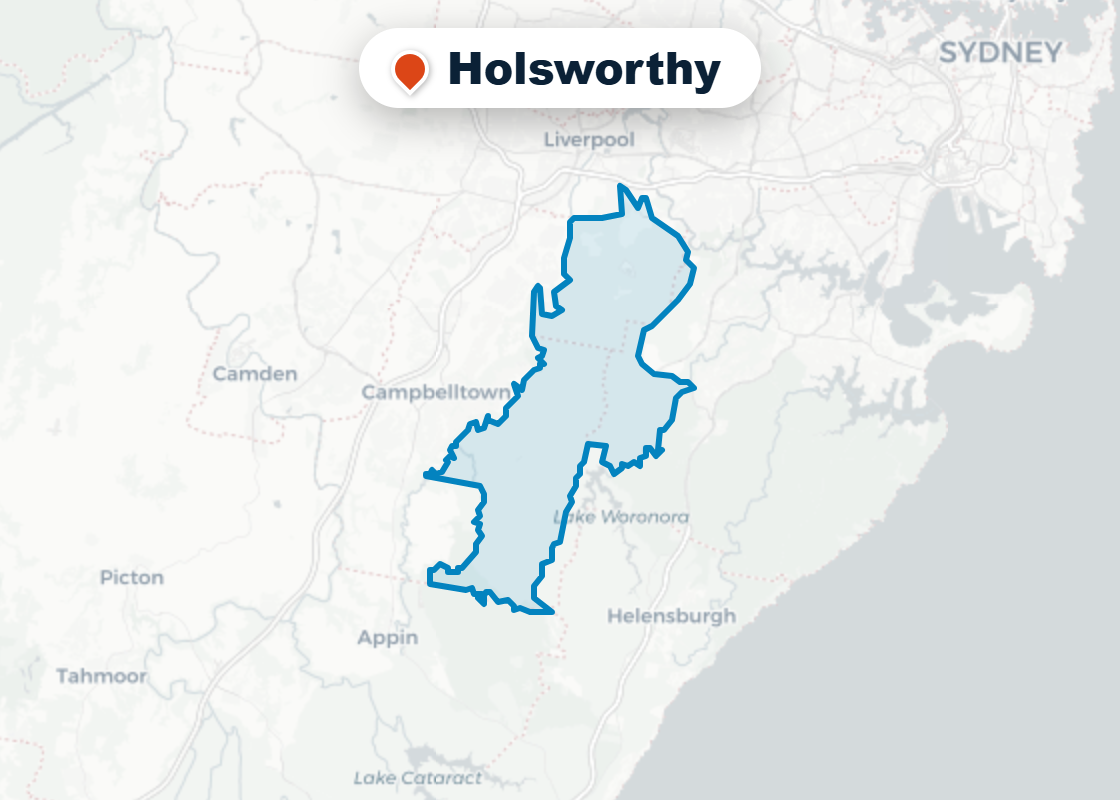 Map of Mr Splash plumbing service area in Holsworthy