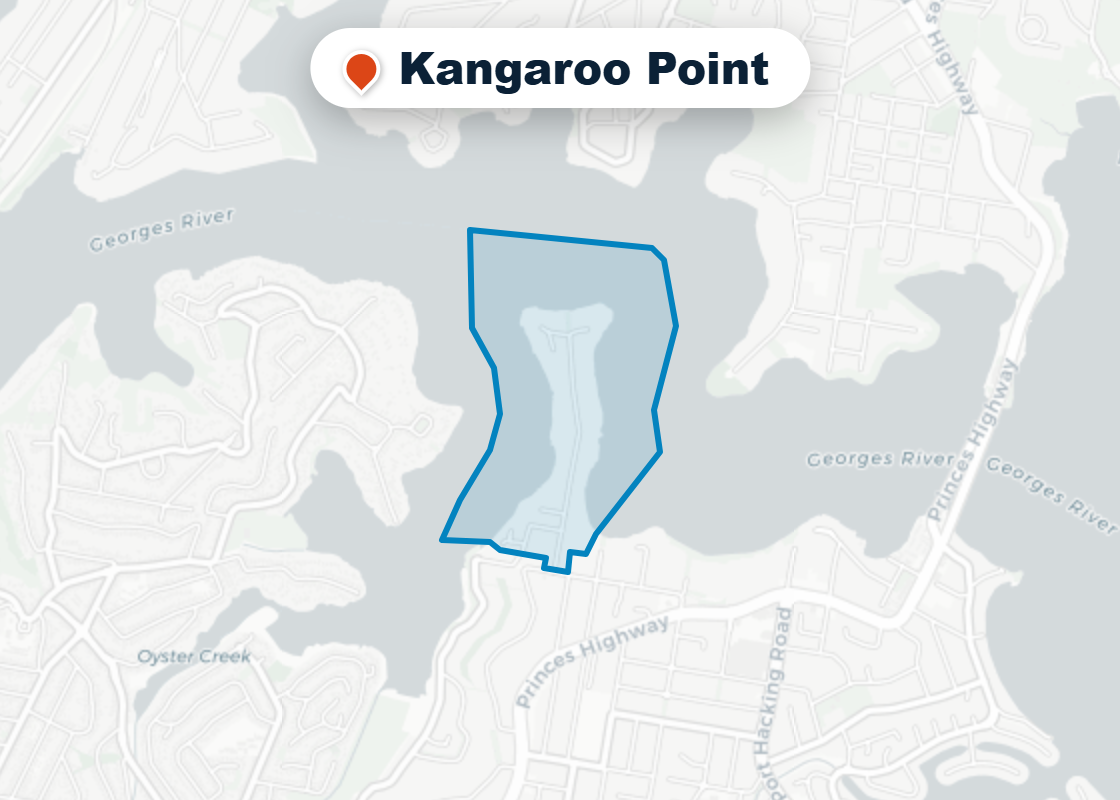 Map of Mr Splash plumbing service area in Kangaroo Point