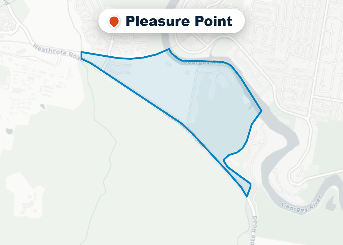 Map of Mr Splash plumbing service area in Pleasure Point