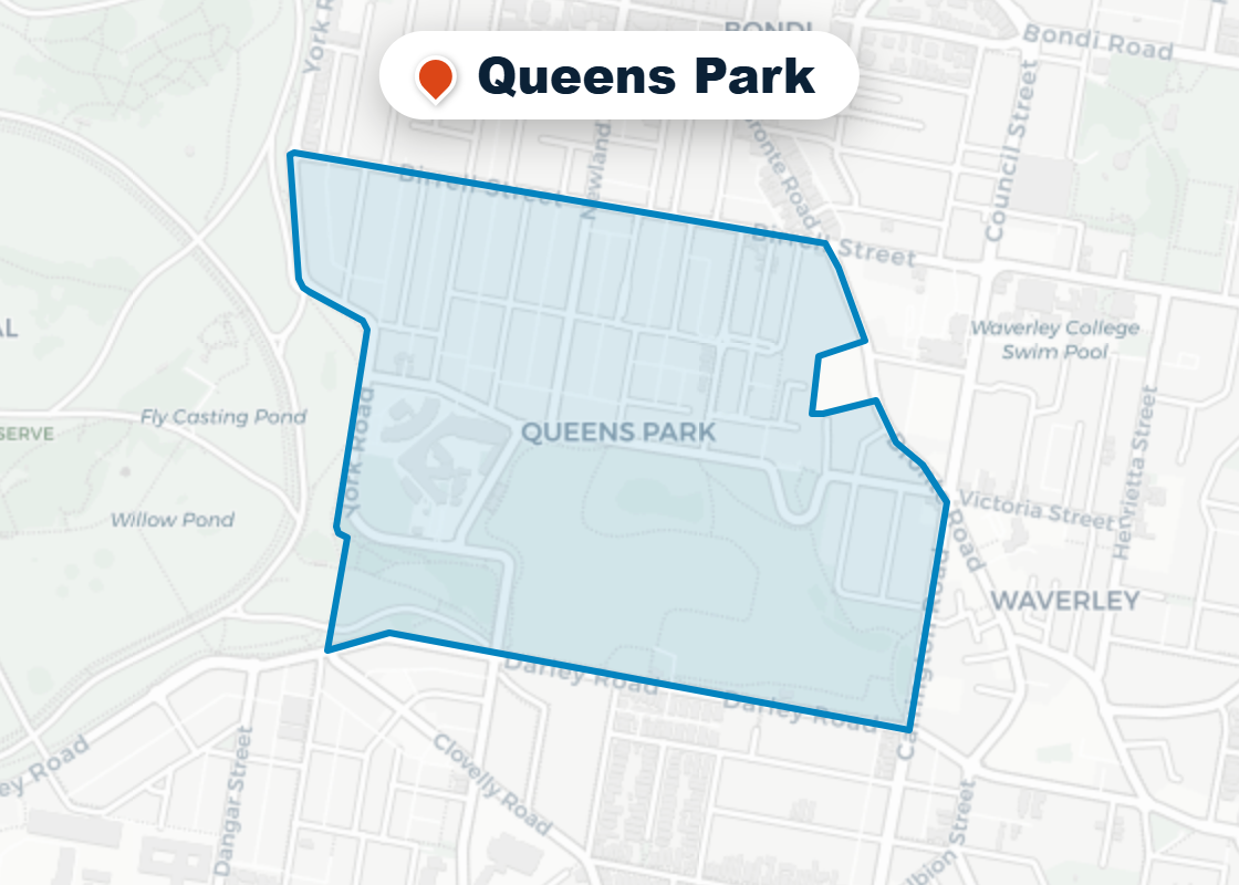 Map of Mr Splash plumbing service area in Queens Park