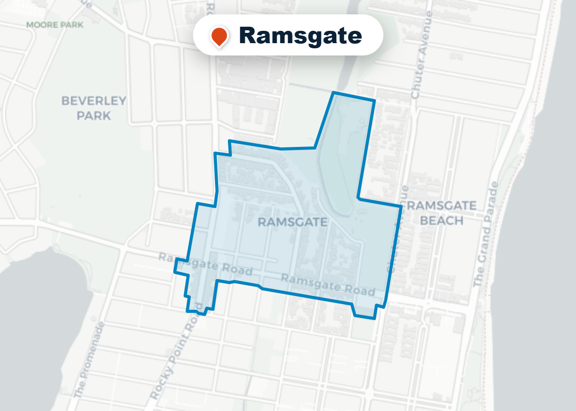 Map of Mr Splash plumbing service area in Ramsgate