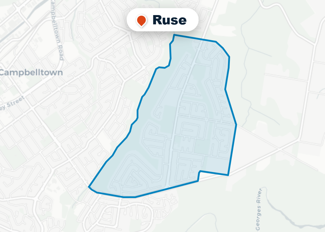 Map of Mr Splash plumbing service area in Ruse