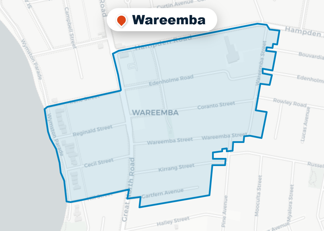 Map of Mr Splash plumbing service area in Wareemba